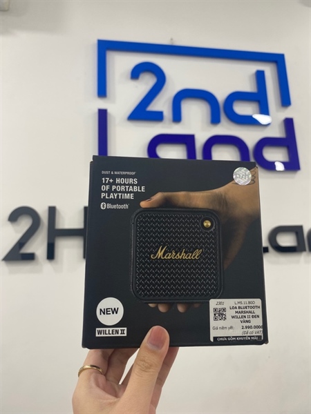Loa marshall Willen 2 - Màu đen - Ngoại hình 98% - Fullbox
