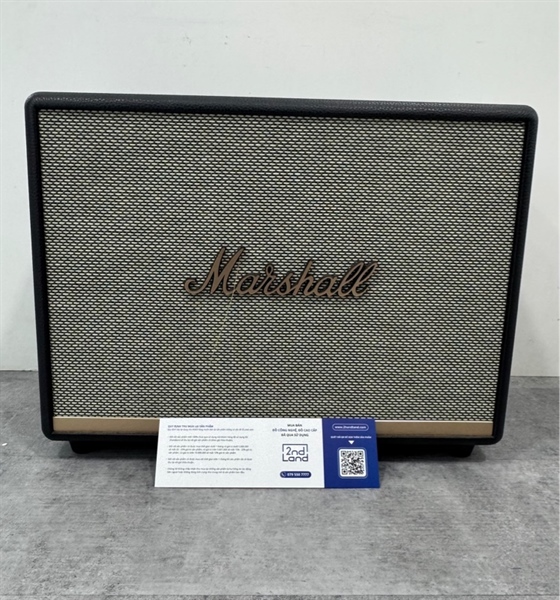 Loa Marshall Woburn II - Màu đen - Ngoại hình 97% - Hàng EU - Kèm nguồn
