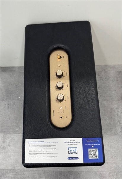 Loa Marshall Woburn II - Màu đen - Ngoại hình 97% - Hàng EU - Kèm nguồn 1