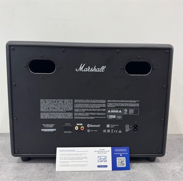 Loa Marshall Woburn II - Màu đen - Ngoại hình 97% - Hàng EU - Kèm nguồn 2