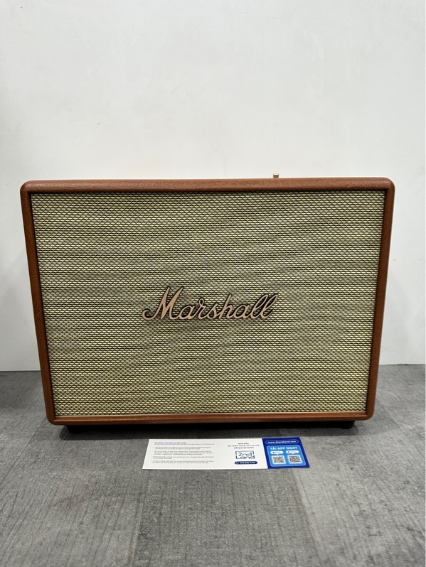 Loa Marshall Woburn III - Có tem ASH - 120W - Màu nâu - Ngoại hình 98% - Kèm box + Nguồn