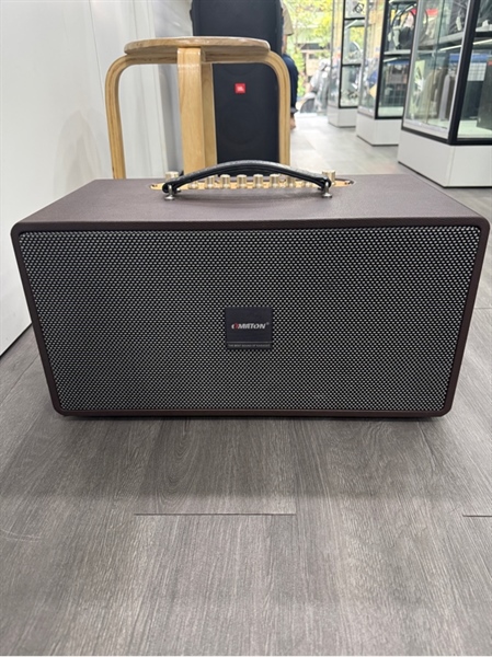 Loa Omaton EK-3600 Luxury - Màu nâu - Ngoại hình 98% - Kèm nguồn , pin không sử dụng được , không mic