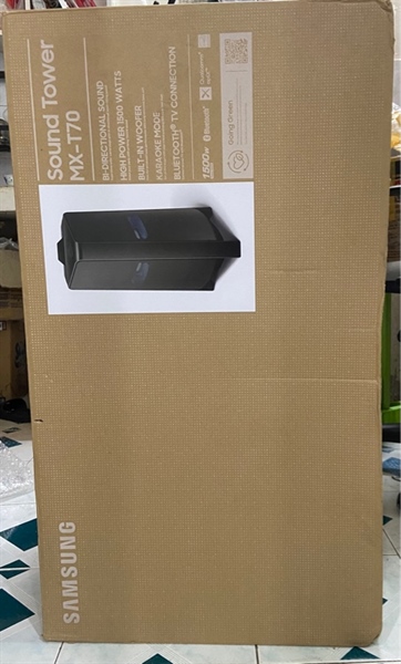 Loa Samsung Sound Tower MX-T70 - Màu đen - Ngoại hình: 98% - Kèm Box + remote + nguồn - Còn bảo hành cellphone 08/09/2025