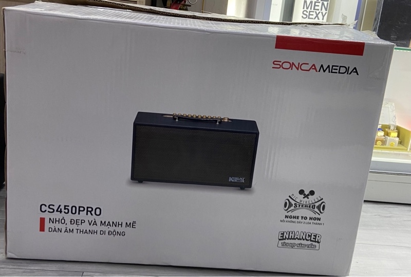 Loa SONCAMEDIA CS450PRO - Màu đen - Ngoại hình: 98% - FullBox 2