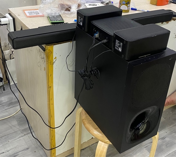 Loa Sony 5.1 SS-S40R - 600W - Màu đen - Ngoại hình: 97% - Kèm nguồn + remote 1