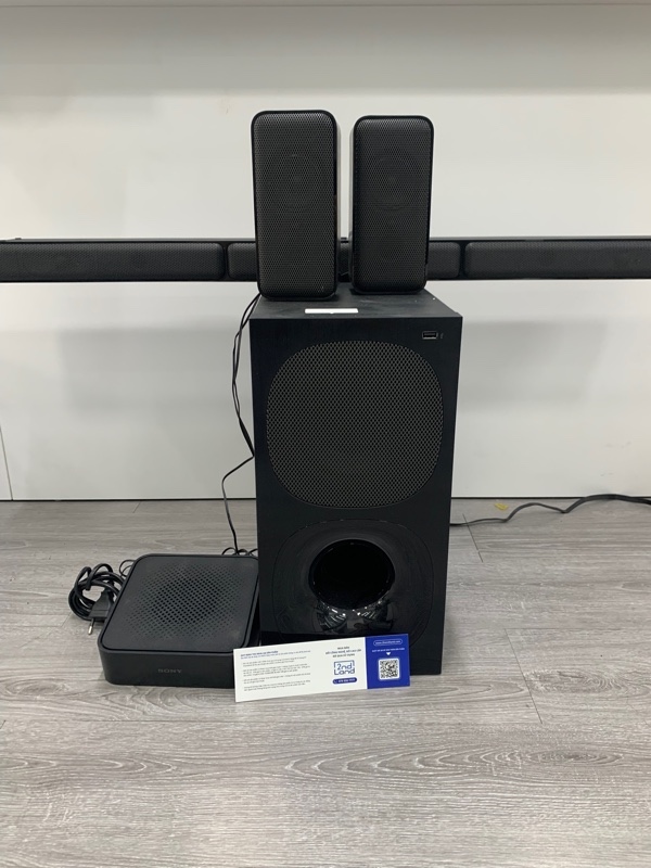 Loa Soundbar Sony HT-S40R, 5.1 Kênh Giả Lập Âm Thanh Vòm Dolby Digital - Công Suất 600W - Optical - HDMI ARC - Bluetooth - Màu đen - Ngoại hình: 98% - Body
