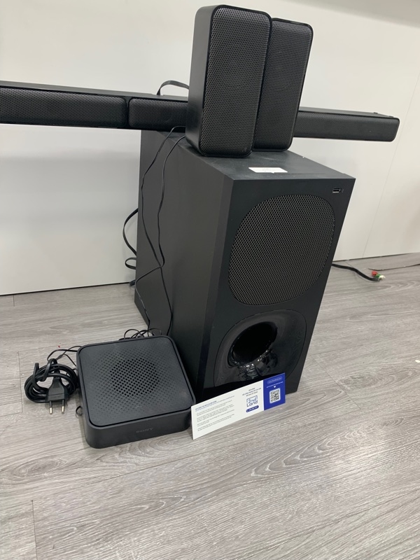 Loa Soundbar Sony HT-S40R, 5.1 Kênh Giả Lập Âm Thanh Vòm Dolby Digital - Công Suất 600W - Optical - HDMI ARC - Bluetooth - Màu đen - Ngoại hình: 98% - Body