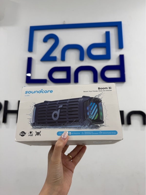 Loa Soundcore Boom 3i - Màu xanh - Ngoại hình 98% - FullBox