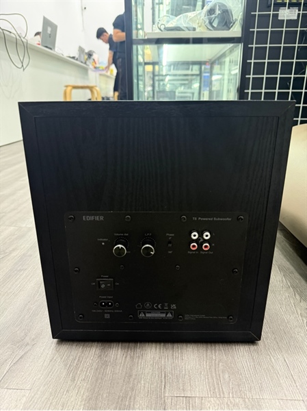 Loa sub Edifier T5 - Màu đen - Ngoại hình 98% - Bass yếu - Kèm nguồn 1