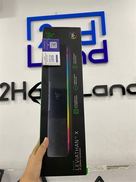 Loa thanh Razer Leviathan V2X - Màu đen - Ngoại hình 98% - FullBox