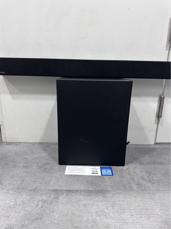 Loa thanh Soundbar Samsung HW T420 - Màu đen - Ngoại hình 98% - Kèm nguồn + Remote