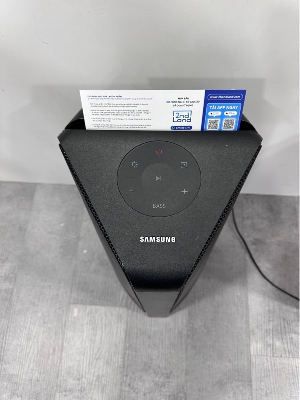 Loa tháp Samsung MX-T40 - Công suất 300w - Màu đen - Ngoại hình 97% - Bị hở vỏ mất đệm chân - Kèm dây nguồn