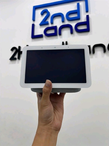 Loa thông minh Google Nest Hub 2nd Gen 2 - Model : GUIK2 - Màu xanh - Ngoại hình 97% - Kèm dây nguồn
