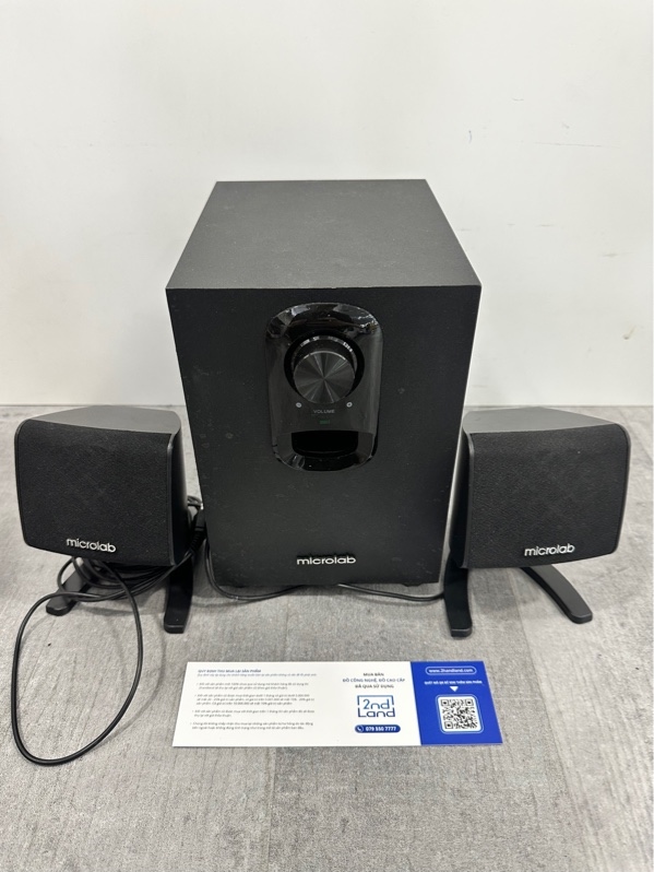 Loa Vi Tính 2.1 Microlab M108 - Màu đen - Ngoại hình 97% - Kèm box + 2 loa vệ tinh