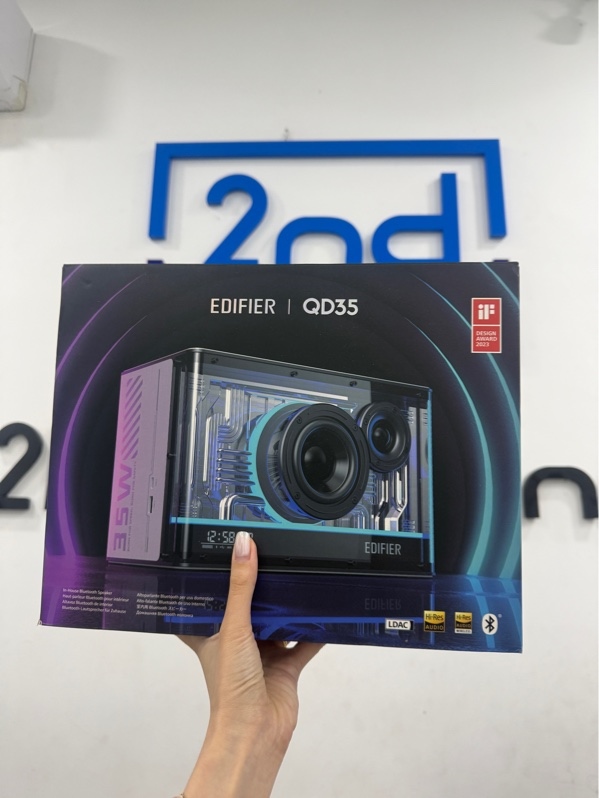 Loa vi tính Edifier QD35 - Màu trắng - Ngoại hình 98% - FullBox