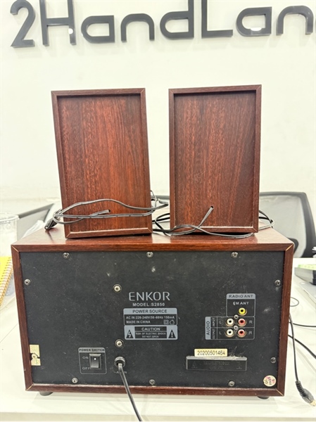 Loa vi tính Enkor S2850 - Màu gỗ - Ngoại hình 97% - Body 1