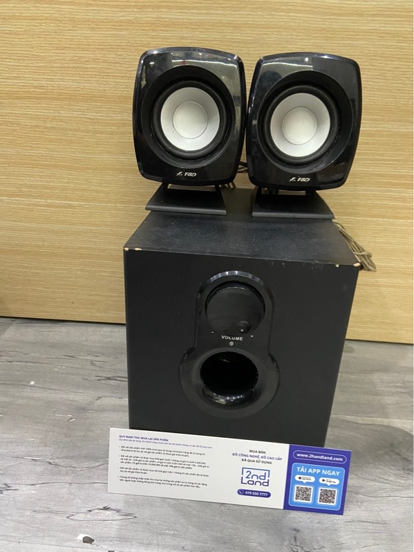 Loa vi tính F&D Fenda F-203G - Màu đen - Ngoại hình: 98% - Kèm dây kết nối