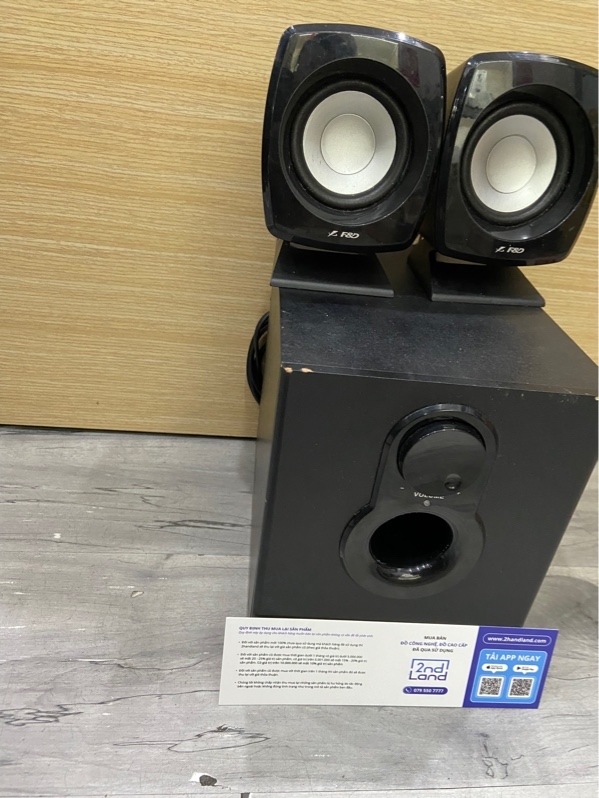 Loa vi tính F&D Fenda F-203G - Màu đen - Ngoại hình: 98% - Kèm dây kết nối