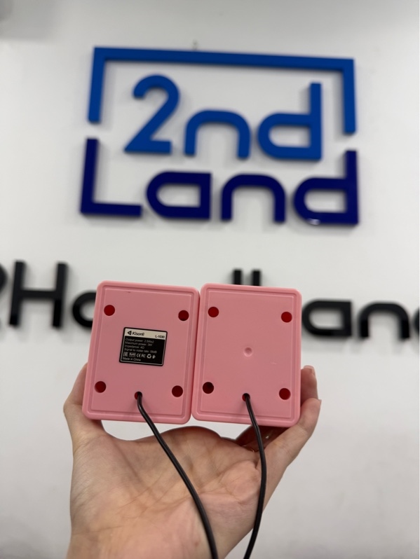 Loa vi tính Kisonli L-1030 - Màu hồng - Ngoại hình 97% - trầy - Không phụ kiện