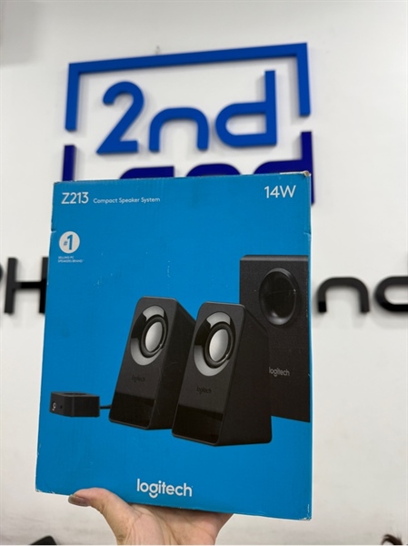 Loa vi tính Logitech Z213 14W - Màu đen - Ngoại hình 98% - Box