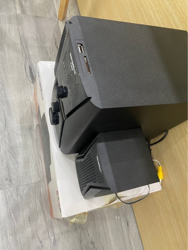 Loa Vi Tính SoundMax A828 - Đầu vào( USB,Jack 3.5mm) ,đầu ra( 3.5mm) - Bluetooth - Màu đen - Ngoại hình: 98% - FullBox