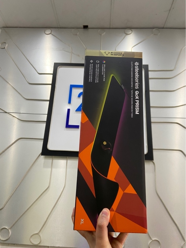 Lót chuột cao cấp SteelSeries QcK Prism Cloth MP -0003 - Size XL - Màu đen - Ngoại hình: 97% - Kèm Box