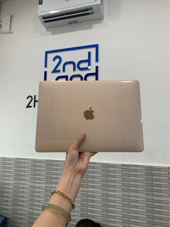 Macbook air 13 inch 2019 - Core i5 lõi kép - Ram 8/256gb - Màu hồng - Pin bình thường chu kì sạc 568 lần - Ngoại hình: 97% - Kèm sạc