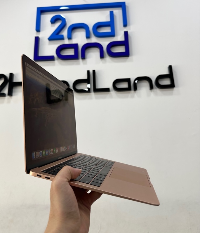 Macbook Air 2019 13.3inch - i5 - Ram 8/128GB - Pin bình thường - Màu hồng - Ngoại hình 97% - Mất cảm ứng lực tuchpad - Kèm sạc