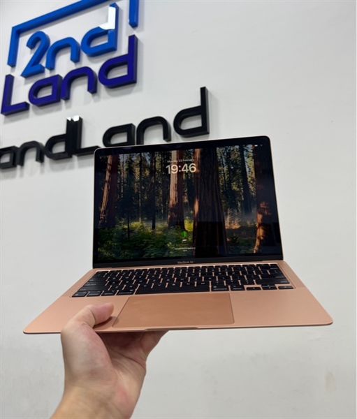 Macbook Air 2020 13,3inch - Chip M1 - Ram 8/256GB - Pin 94% - Màu hồng - Ngoại hình 97% - Màn bụi trong, Máy trầy cấn - Kèm sạc 2