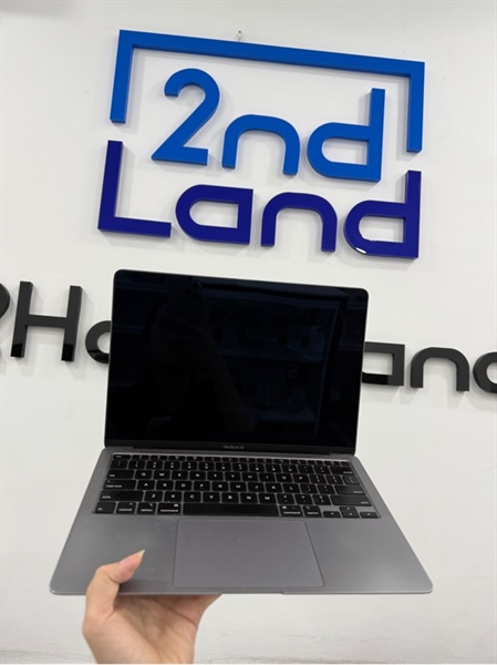 Macbook Air 2020 - 13 inch - i3 - 16/256GB - Màu bạc - Pin bình thường - Ngoại hình 97.5% - Màn 2 chấm bụi trong , có cấn góc - Kèm sạc 2