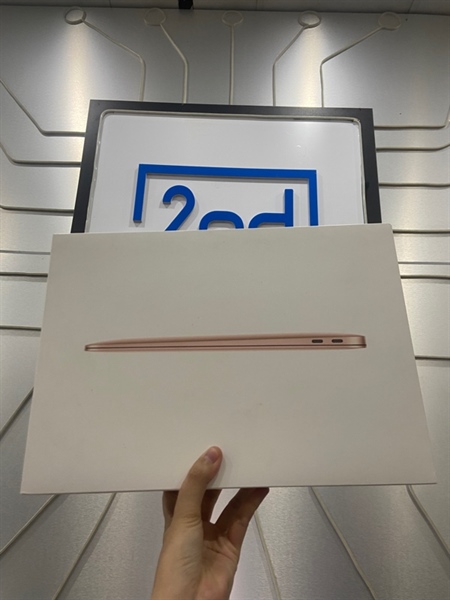 Macbook Air 2020 - i51-1GHZ - Card intel 1536MB - Ram 8/256GB - Màu hồng - Ngoại hình: 98% - Màn bụi trong 1 chấm - FullBox 3