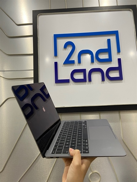 Macbook Air M1 13 inch - Chip M1 - Ram 8/256GB SSD - Pin 94% - Màu xám - Ngoại hình: 97.5% - Cấn 1 góc - FullBox 2
