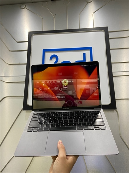 Macbook Air M1 2020 13.3 inch - Mac OS Ventura 13.7.8 - Apple M1 - Ram 8/256GB - Pin tốt - Màu xám - Ngoại hình: 98% - Màn ám hồng nhẹ - Kèm sạc 1