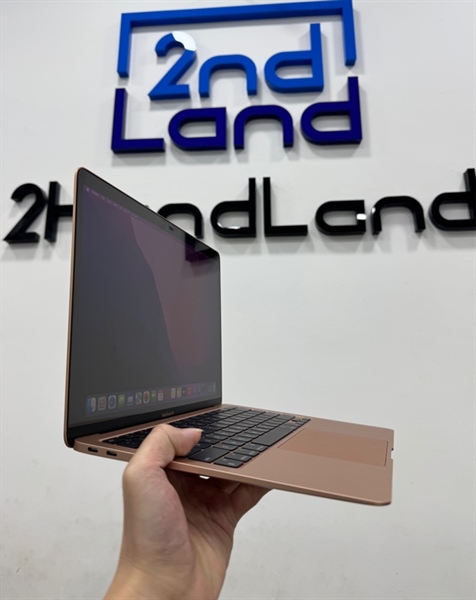 Macbook Air M1 2020 13.3inch - MacOS Monterey 12.7.3 - Ram 8/256GB - Pin 99% - Màu hồng - Ngoại hình 97% - màn ám - Kèm sạc 1