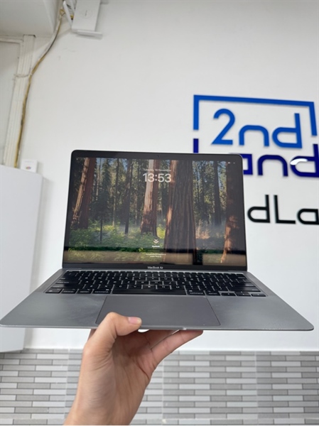 Macbook Air M1 2020 - 13inch - 8/256GB - Màu bạc - Pin 88% chu kì sạc 554 lần - Ngoại hình 97% - Trầy mặt C - Fullbox 1