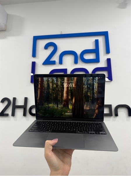 Macbook Air M1 2020 - 8/256gb - Màu xám - Pin 91% - Ngoại hình 98% - Cấn nhẹ - Kèm sạc 2