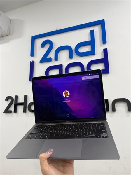Macbook Air M1 2020 - Apple M1 - 8/256GB - Màu bạc - Pin bình thường 94% chu kỳ sạc 94 - Ngoại hình 98% - Kèm sạc 2