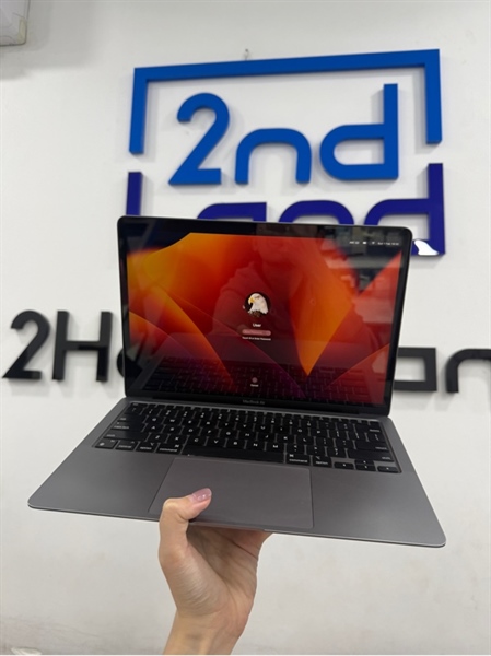 Macbook Air M1 2020 - Apple M1 8/256GB - Màu xám - Pin bình thường 87% chu kì sạc 235 - Ngoại hình 98% - Phím mòn, màn hằn phím - Kèm sạc 30W 2
