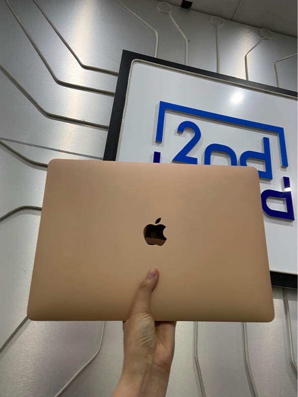 MacBook Air M1 2020 - Chip Apple M1 - Ram 8/256GB - Pin 83% - Chu kì sạc 505 lần - Màu hồng - Ngoại hình: 97.5% - Kèm sạc