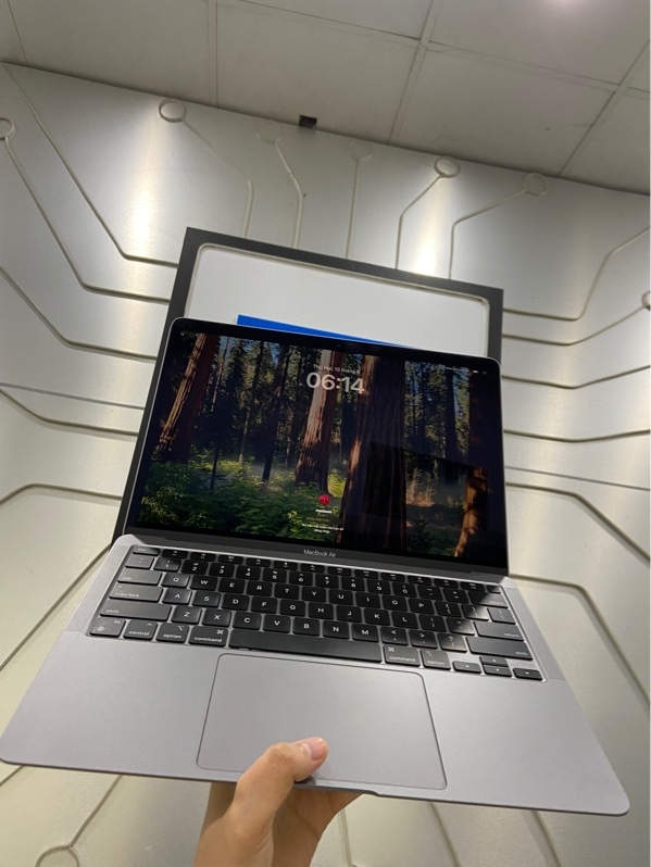 Macbook Air M1 2020 - Ram8/256GB - Pin 91 - Chu kỳ sạc 102 lần - Màu xám - Ngoại hình: 97% - FullBox