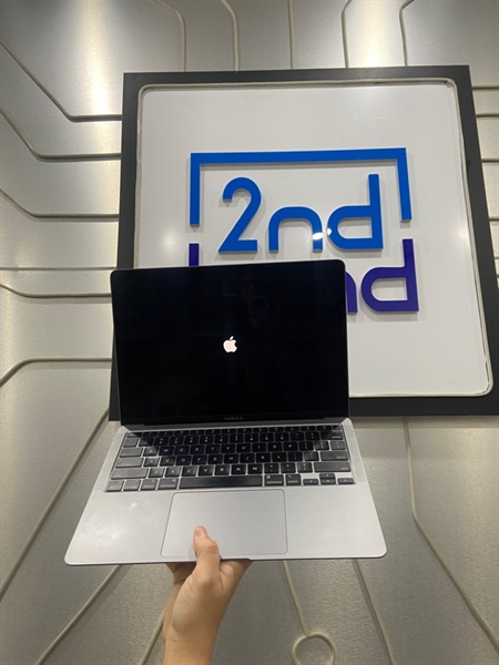 Macbook Air M1 - Ram 8/256GB SSD - Pin bình thường - Màu bạc - Ngoại hình: 98% - Body - Kèm sạc 1
