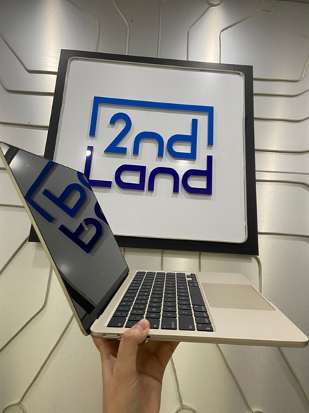 Macbook Air M2 2022 13.6 - Chip Apple M2 - MacOS 15.7.3 - Ram 16/256GB - Pin 100% - Chu kì sạc 2 lần - Màu trắng - Ngoại hình: 99% - FullBox - Còn bảo hành tới 19/12/2026 2