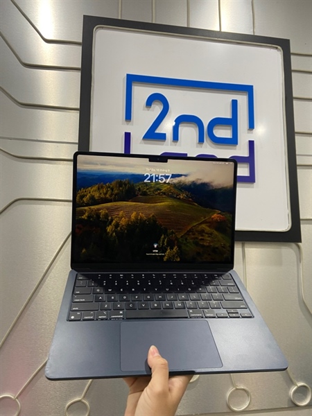 Macbook Air M2 2022 - Ram 16GB 256GB - Pin 91% - Màu xanh - Ngoại hình: 98% - FullBox 1