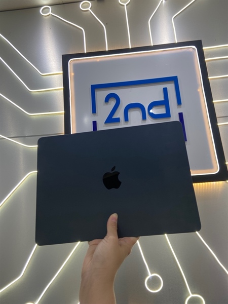 Macbook Air M2 2022 - Ram 8/256GB - Pin 97% - Chu kì sạc 89 lần - Màu midnight - Ngoại hình: 98% - Kèm sạc