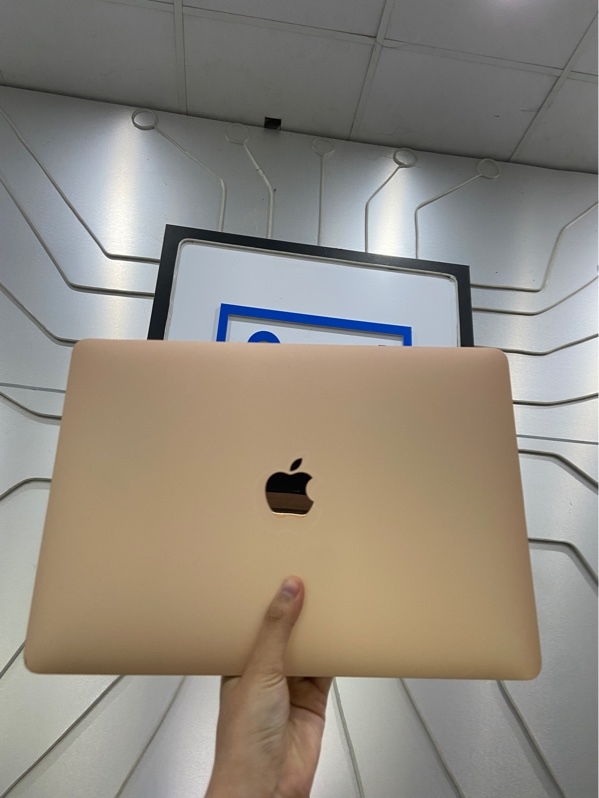 MacBook Air Rentina 13 inch 2020 - Intel Core i3 lõi kép - Ram 8/256GB - Pin Bình Thường - Chu Kỳ 409 lần - Màu hồng gold - Ngoại hình: 97% - phản quang chấm nhẹ - Kèm sạc
