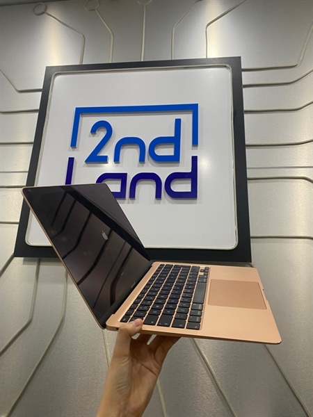 Macbook Air Retina 13 inch 2020 - i3 Dualcore 1.1ghz 8GB/256GB - Pin bình thường - Chu kì sạc 340 - Màu hồng - Ngoại hình: 97% - Body - Kèm sạc 2