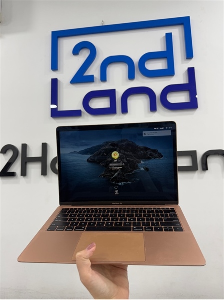 Macbook Air Retina 2019 - i5 lõi kép - Ram 8 DDR3/128GB SSD - Màu hồng - Pin bình thường chu kỳ sạc 409 - Ngoại hình 98% - Kèm sạc 2