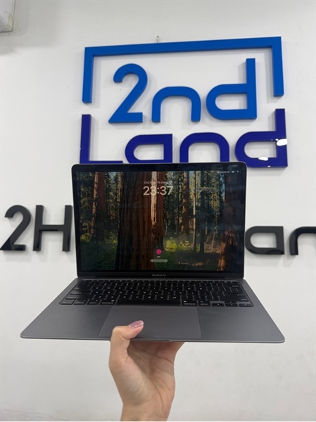 Macbook Air Retina 2020 - 13 inch - i3 quad core - 8/256GB - Màu xám - Pin bình thường chu kỳ sạc 504 - Ngoại hình 97% - Màn hồng nhẹ - Kèm sạc 2