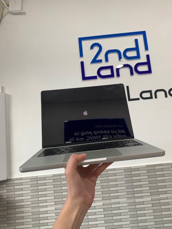 Macbook Pro 14 inch - M2 pro - Ram 16GB/512 GB - Màu bạc - Pin 83% chu kì sạc 643 lần - Ngoại hình: 96% - Kèm sạc