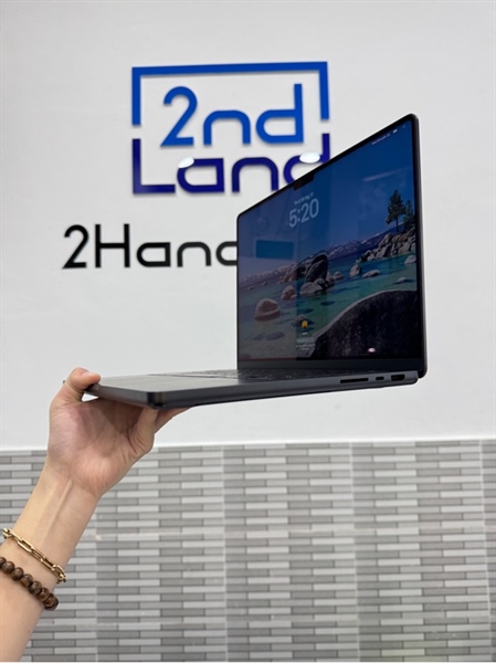 Macbook Pro 14inch M3 Pro - Màu xám - 18/512SSD - Pin 100 chu kì sạc - Ngoại hình 98% - Màn viền ám hồng - Fullbox 3